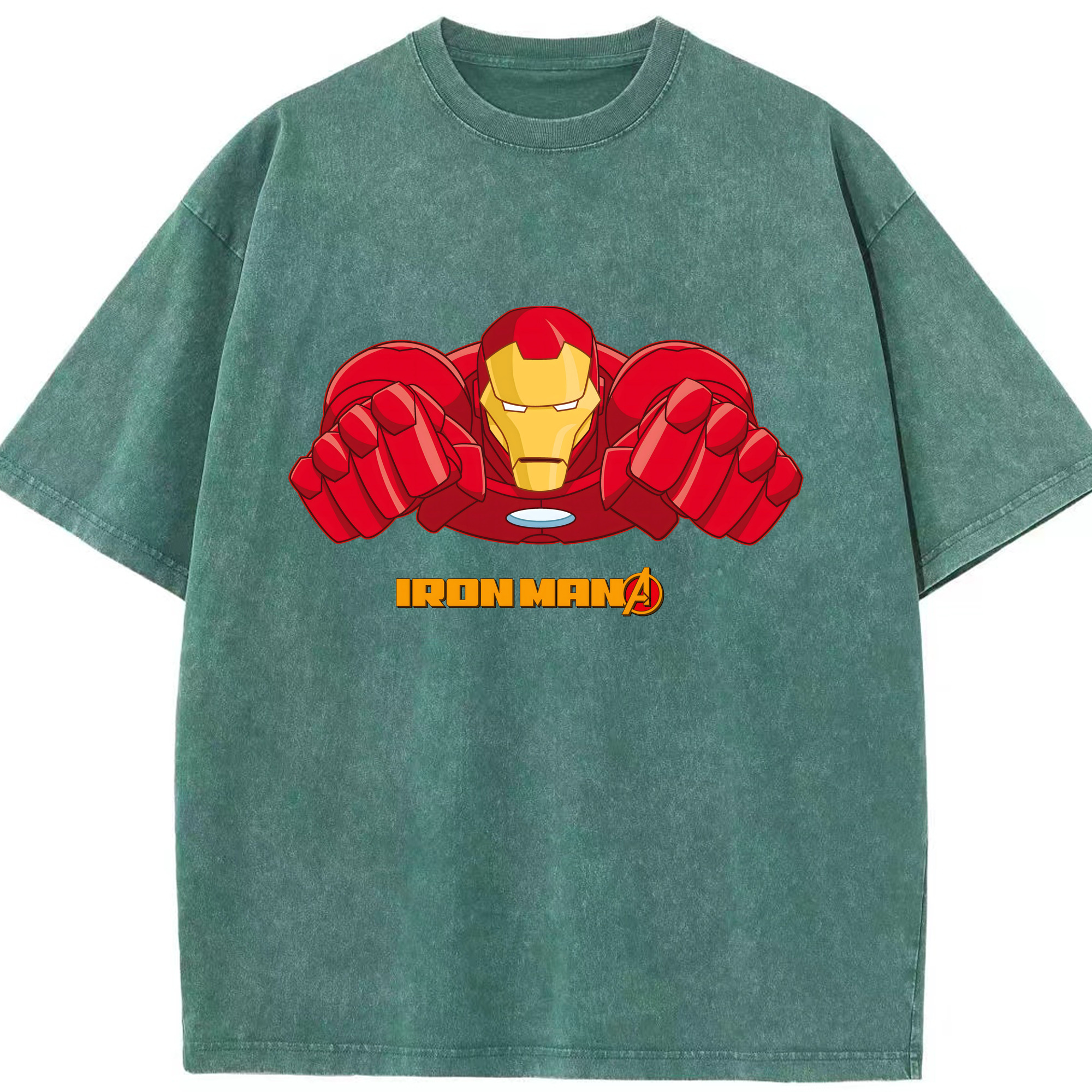 （画像用） アベンジャーズ The Avengers 綿100% ヴィンテージ風 半袖Tシャツ（フロントプリント）